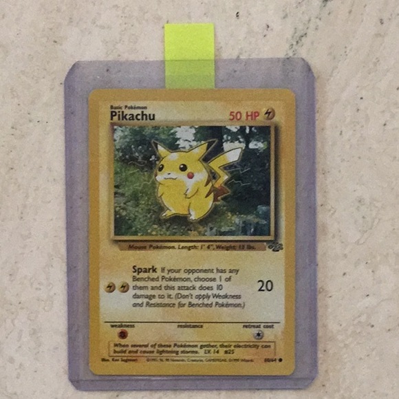 Pokemon Pikachu 1999 Pokemon Card 60/64 Jungle - Picture 7 of 7